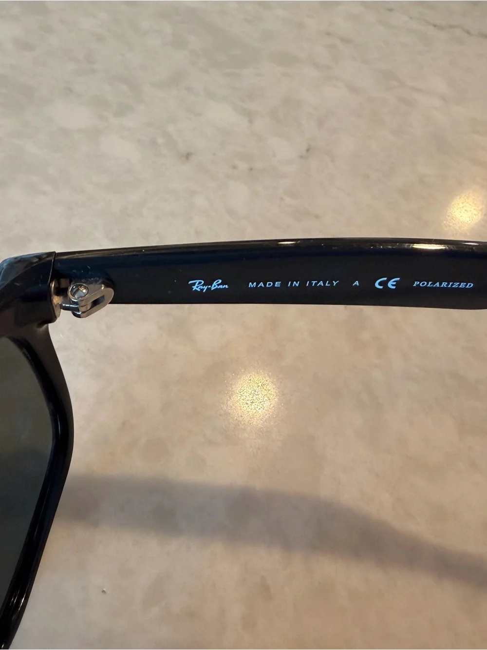 Ray-Ban Black New Wayfarer Style Polarized Sunglasses